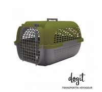 Transportín Dogit Pet Voyageur para mascotas color Verde