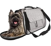 Transportín Gato - Perro - Amy - Bolsa en Textil con Bolsillos Laterales y ventilación