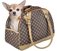 Transportín Gato - Perro - Chloe 1 - Bolsa en Polipiel con Sistema de ventilación y Base Desmontable