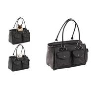 Transportín Gato - Perro - Laura - Bolsa en Textil con ventilación y Bolsillos con Cierre magnético