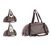 Transportín Gato - Perro - Xenos - Bolsa de poliéster 2 en 1 Que se Convierte en Manta, con Bolsillo Lateral y Correa Ajustable