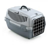 Transportín Gulliver 1 con puerta de metal - Stefanplast - Color: Azul ártico | Mediciones: 48 x 32 x 31 cm