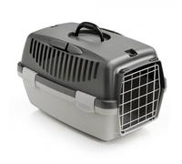 Transportín Gulliver 1 con puerta de metal - Stefanplast - Color: Gris | Mediciones: 48 x 32 x 31 cm