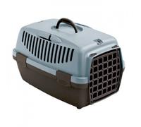 Transportín GULLIVER 1 con puerta de plástico - Color: Azul | Mediciones: 48 x 32 x 31 cm