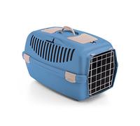 Transportín Gulliver 2 con puerta de metal - Stefanplast - Color del Producto: Azul | Mediciones: 55 x 36 x 35 cm