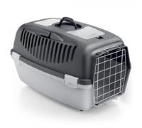 Transportín Gulliver 3 con puerta de metal - Stefanplast - Color: Gris | Mediciones: 61 x 40 x 38 cm