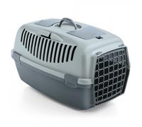 Transportín Gulliver 3 con puerta de plástico - Stefanplast - Color: Azul ártico | Mediciones: 61 x 40 x 38 cm