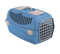 Transportín Gulliver 3 con puerta de plástico - Stefanplast - Color: Azul océano | Mediciones: 61 x 40 x 38 cm