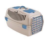 Transportín Gulliver 3 con puerta de plástico - Stefanplast - Color: Beige | Mediciones: 61 x 40 x 38 cm
