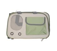 Transportín Multifuncional para Mascotas, Tela Oxford Duradera, Marco de Alambre de Acero, Transportador para Perros para Dueños de Mascotas (Green)