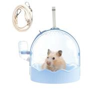 Transportín para animales pequeños | Jaula de viaje portátil para conejos de con correa ajustable para mascotas, para juegos, casa, forraje, tocador, alimentador interior exterior jardín PA