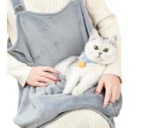 Transportín para delantal para gatos - Bolsa para transportines para mascotas Bolsa para transportines para gatos | Bolsa para gatos con hombro delantero para perros de manos libres para viajes al