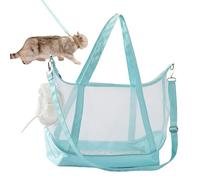 Transportín para gatos | Bolso Tote de malla de nailon para el transporte de animales | Bolso porta gatos - Para hombres, mujeres, adultos, adolescentes, ancianos, viajes, senderismo, desplazamiento