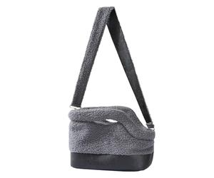 Transportín para gatos con banda para animales impermeable y cálida | Con correa de seguridad y hebilla bolsa de hombro para gatos para cachorros, y conejos de talla pequeña y mediana, invierno,