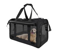 Transportín para Gatos Hasta 9 kg Tote de Viaje Transpirable | Bolsa Transportadora para Gatos para veterinario, avión, coche, campismo, aventuras al aire libre y