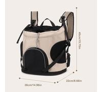 Transportín para Gatos | Productos De Mascotas Multifuncionales Portátiles Transpirables,Mochila De Perros | para Viajes Veterinario Corte Uñas Transporte Aeropuerto Taxi Transporte Público