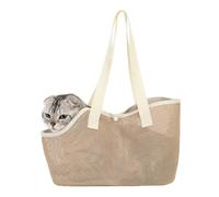 Transportín para Gatos | Tote de Malla para Transportar - Transportador de Viaje Portátil para Perros,para Dueños de Mascotas Amantes de Animales Viajeros Veterinario Aseo Paseos Deporte