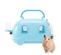 Transportín para Hámster Ventana Transpirable de Gran Capacidad | Transportín De Animales Pequeños Para Jerbos Hurones Erizos Ratones Ardillas Hogar Y Viaje