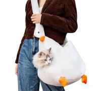 Transportín para mascotas - Mochila suave y cálida antifuga para mascotas, mochila para animales domésticos, mochila con fondo rígido de diseño animal, viaje portátil y transpirable con correa