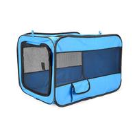 Transportín para Perros para VW Tiguan (5N AD/BW 2007-2025 2026),Jaula De Coche Plegable con Ranura para Cinturón De Seguridad,Bolsa De Tela Oxford Impermeable Y Resistente Al Desgaste,Blue