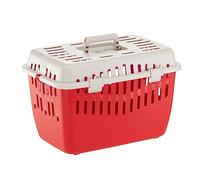 Transportín para Perros y Gatos Ferplast Binny 1, Transportín para Perros, Conejos y Gatos pequeños de hasta 5 Kg, asa Plegable
