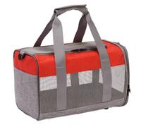 Transportin Perro Bolsa De Verano para Mascotas, Transportador De Perros Y Gatos, Transportador Suave para Cachorros, Bolsa De Viaje para Gatos Al Aire Libre Transportin Gato(Color:Rot)