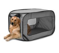 Transportin Perro Coche, para Ford Puma St-Line X 2020-2026 | Malla transpirable Plegable Pop Up Jaula Perro Maletero y Exterior Parque Portatil Mascotas perros camping con piquetas