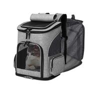 Transportin Perro Mochila para Gatos Mochila para Gatos Portador para Gatos Cachorros Mochilas Porta Gatos con Malla Transpirable Resistente A Los Arañazos Transportin Gato(Color:A)