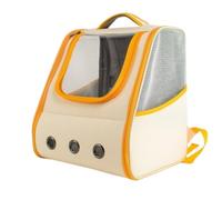 Transportin Perro Portador del gato de la cápsula espacial de la mochila del portador del animal doméstico con el bolso que lleva del animal doméstico del solo hombro de la ventana para el animal domé