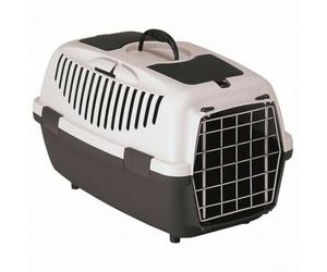 Transportín Stefanplast Gulliver Gris 61 x 40 x 38 cm Reja Metal