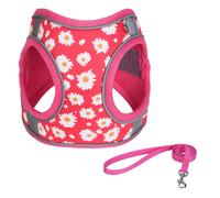 Transportín y correa para perros, transportín fácil para cachorros, chaleco transpirable para entrenamiento de cachorros, compatible con perr