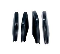 Transversales Portaequipajes Tapa De Pista para Techo Coche Cubierta Embellecedora Extremo para Toyota para Land para Cruiser para Prado 120 2003-2009(Negro,4pcs Set)