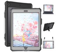 Transy Funda Impermeable para iPad 10.2, 7ª/8ª/9ª generación, Protector de Pantalla Integrado, protección de Cuerpo Completo, Carga inalámbrica, Actividades al Aire Libre, Unisex, niños