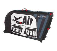 TranZbag EVOC Air, Bolsa de Transporte para Bicicleta, Negra | Bolsa inflable de transporte para bicicleta con 4 ruedas, ahorra espacio y es apta para viajes y transporte aéreo