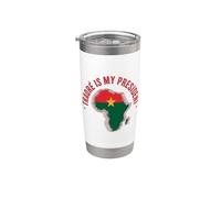 Traore es mi presidente Burkina Faso- Ibrahim Traoré Vaso térmico de acero inoxidable de doble pared