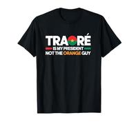 Traore Ibrahim Traoré es mi Presidente - No El Hombre Naranja Camiseta