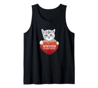 Trap Neuter Return (TNR) The Humane Solution, corazón de Gato, Amor Camiseta sin Mangas