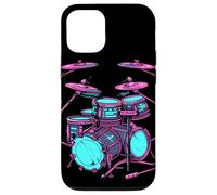 Trap Set Dibujo Bombo Carcasa para iPhone 12/12 Pro