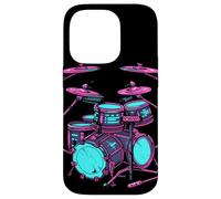Trap Set Dibujo Bombo Carcasa para iPhone 14 Pro