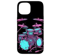 Trap Set Dibujo Bombo Carcasa para iPhone 15