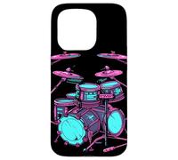 Trap Set Dibujo Bombo Carcasa para iPhone 15 Pro