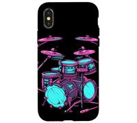 Trap Set Dibujo Bombo Carcasa para iPhone X/XS