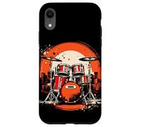 Trap Set Música Gráfica Banda Bombo Carcasa para iPhone XR