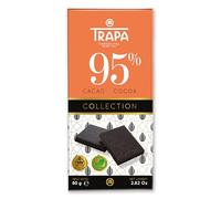 TRAPA COLLECTION | Tableta de Chocolate Negro 95% Cacao | Sin Gluten