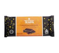 TRAPA | Turrón de Chocolate Negro Crujiente | 140 g | Sin Gluten y Sin Aceite de Palma