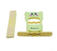 Trapeador de mano ligero con diseño de gato eficiente liberación de agua y limpieza específica de superficie (verde y verde)