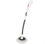 Trapeador extensible para lavado de coche, 95-115 cm, mango de aluminio flexible con cabezal de cepillo de chenilla para limpieza de vehículos, negro, naranja, blanco y negro