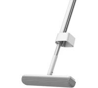 Trapeador húmedo Trapeador de piso Trapeador de piso de madera Trapeador de microfibra Esponja Cabezal de trapeador Apretar Lavado a mano sin agua Trapeador Trapeador absorbente de algodón for el hoga
