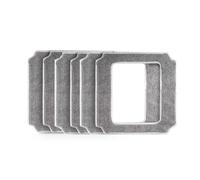 Trapeadores De Limpieza, Compatibles Con ABIR, Robot Limpiador De Ventanas WD8, Trapos Lavables Reutilizables, Repuestos De Vidrio for Lavar Ventanas, Paño De 6/12 / 18 Piezas(6pcs)