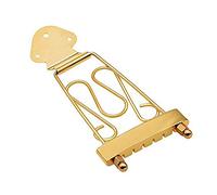 Trapecio de guitarra de 6 cuerdas, puente de hierro dorado, para guitarras Archtop de cuerpo hueco, repuesto para guitarras eléctricas LP